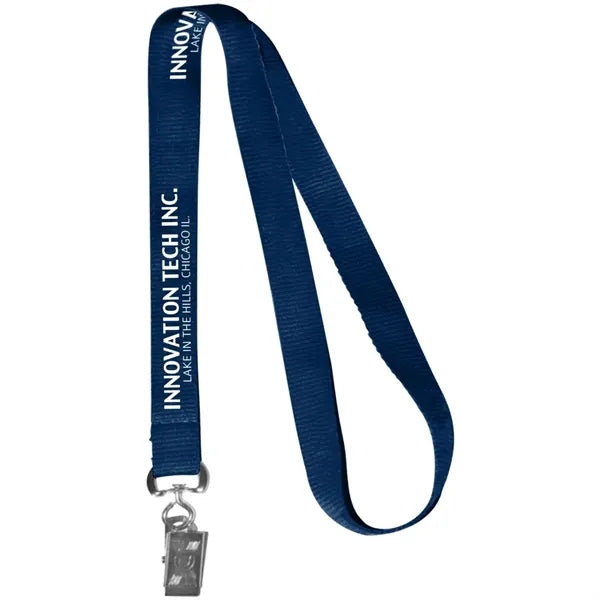 0.62" Polyester Silkscreen Lanyard
