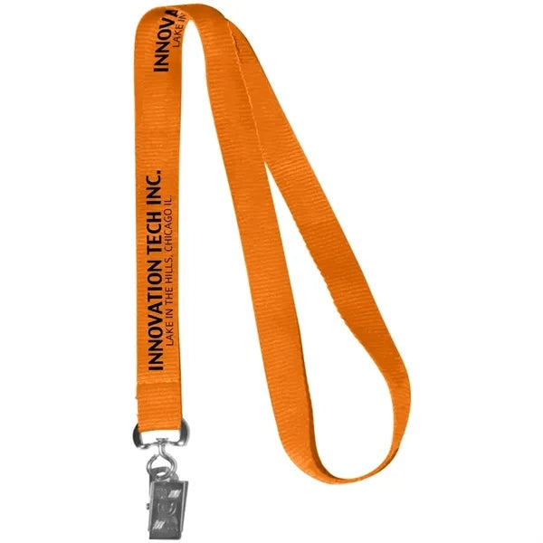0.62" Polyester Silkscreen Lanyard
