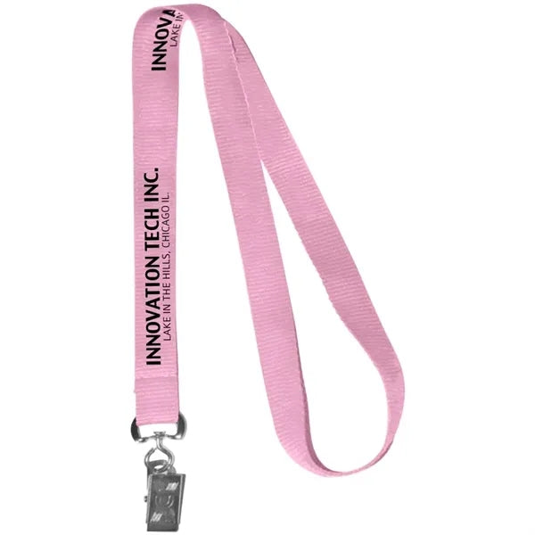 0.62" Polyester Silkscreen Lanyard