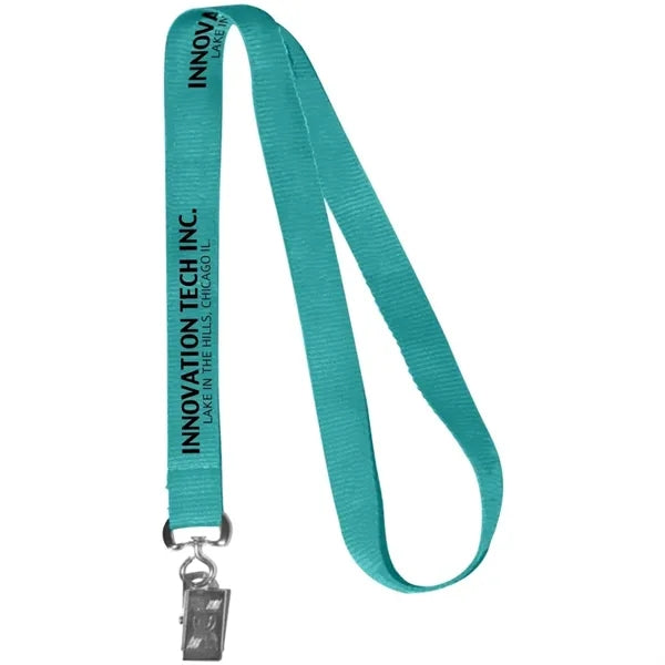 0.62" Polyester Silkscreen Lanyard