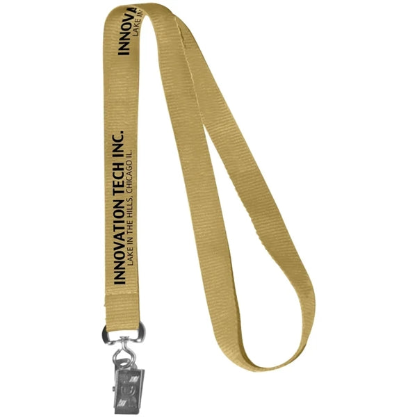 0.62" Polyester Silkscreen Lanyard