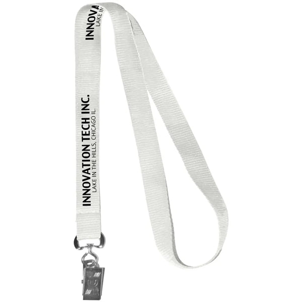 0.62" Polyester Silkscreen Lanyard