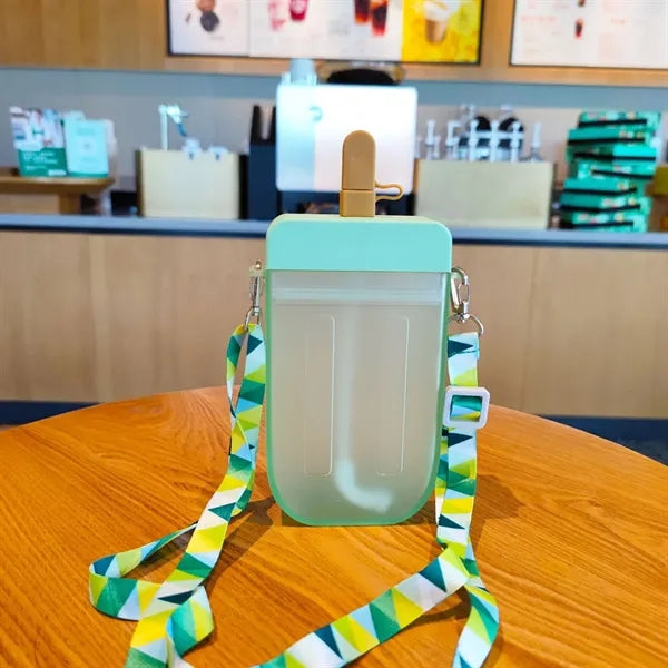 Creative Ice-Cream Plastic Popsicle Drink Water Bottles