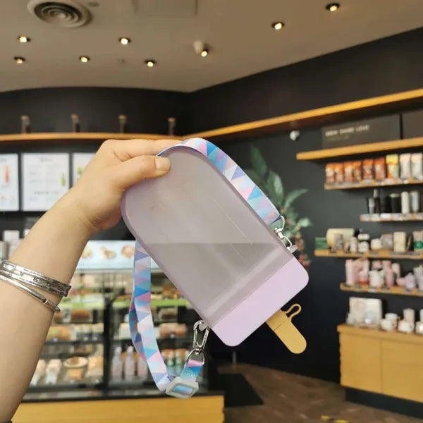 Creative Ice-Cream Plastic Popsicle Drink Water Bottles