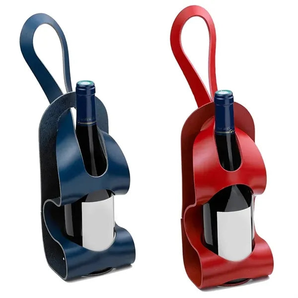 PU Leather Wine Sleeve Holder
