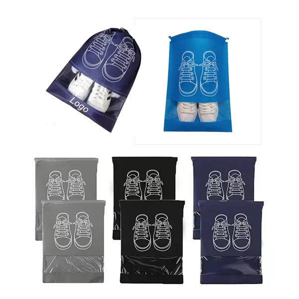Portable Non-woven Shoe Drawstring Bags