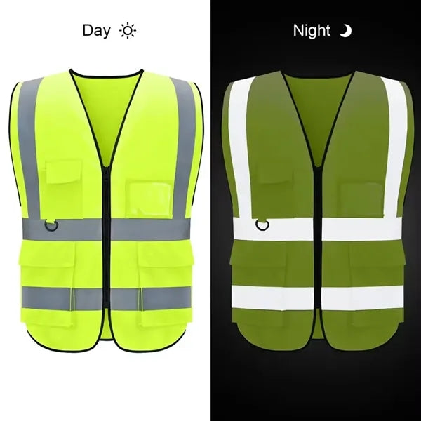 Safety Vest with Reflective Strips