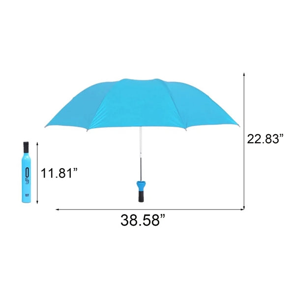 Folding wine bottle creative umbrella