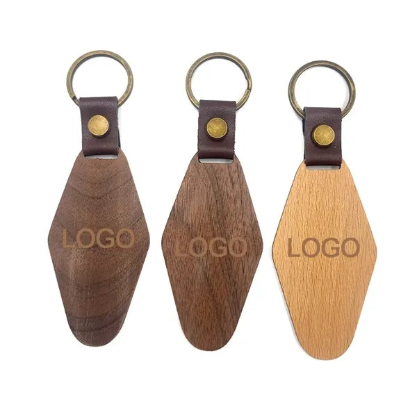 Vintage Wood Keychain