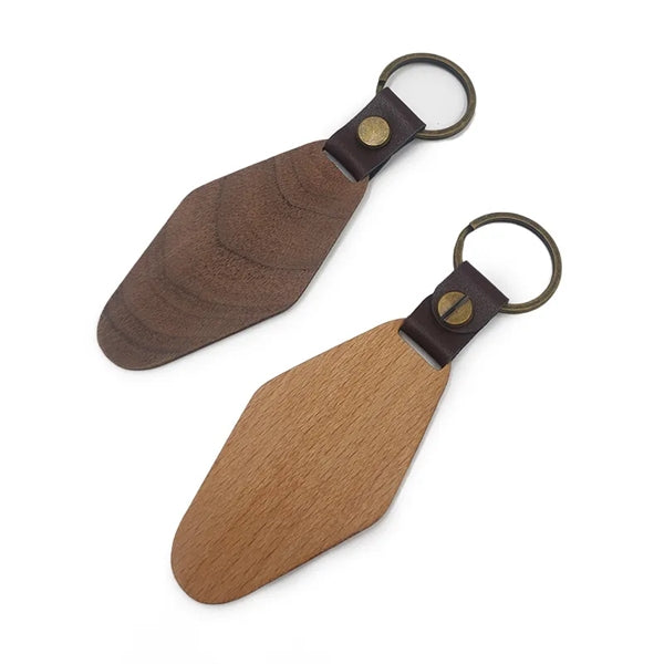Vintage Wood Keychain