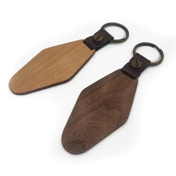 Vintage Wood Keychain