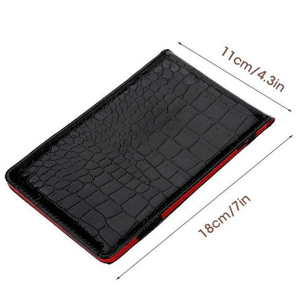 Leather Golf Score Card Holder