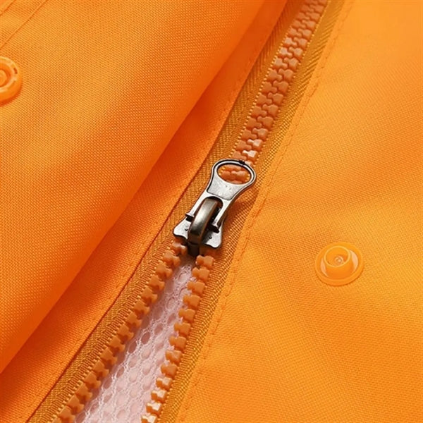 Reflective Safety Long Smock Jacket Raincoat