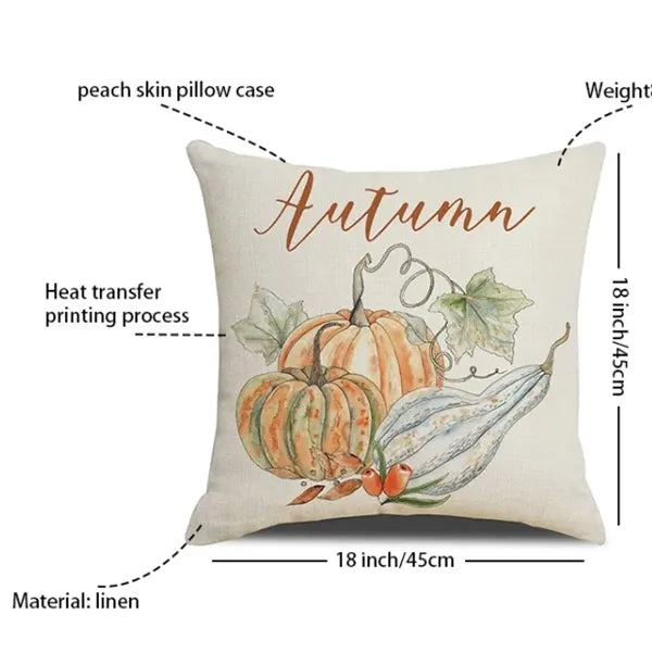 Linen Throw Pillows Cover