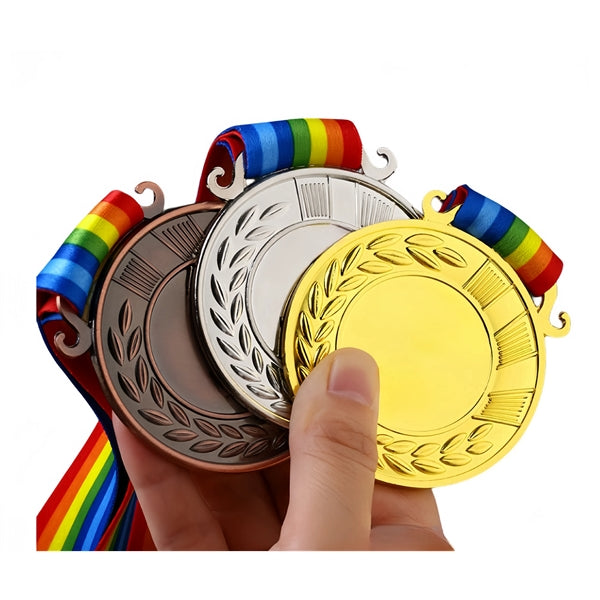 Blank Zinc Alloy Football Gymnastics Game Medals