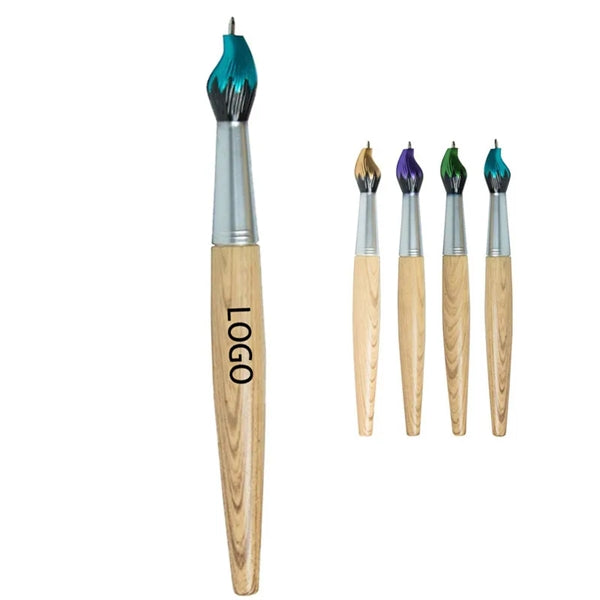 Paint Brush Style Twist Action Ballpoint Pen