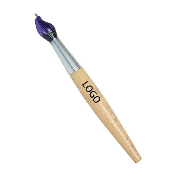 Paint Brush Style Twist Action Ballpoint Pen
