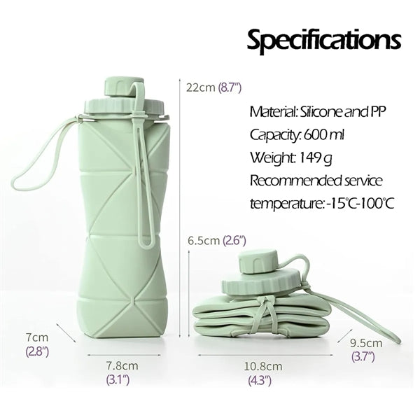 20oz Collapsible Water Bottle