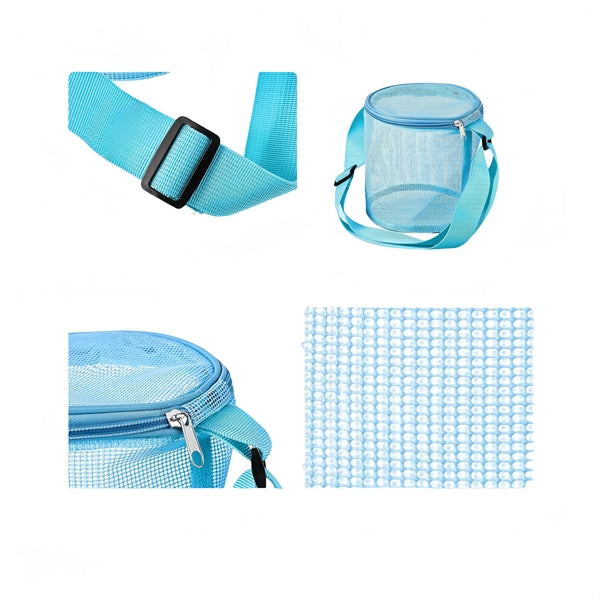Kids Tote Cylinder Shell Beach Collecting Bags