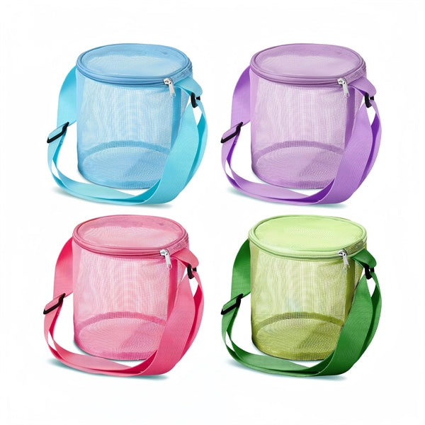 Kids Tote Cylinder Shell Beach Collecting Bags