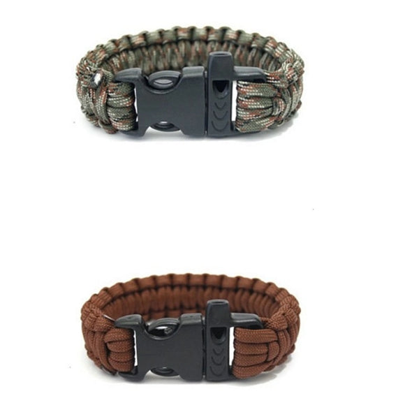 Whistle Survival Bracelet Outdoor Survival Kit