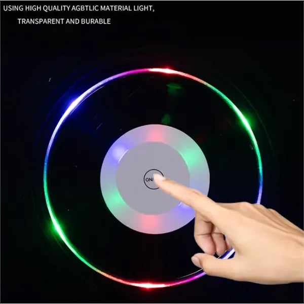 Acrylic Coaster with LED Cocktail Light
