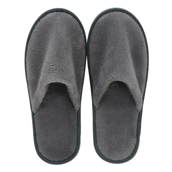 Coral Velvet And Comfortable Disposable Hotel Slippers