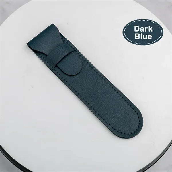 PU Leather Pen Case Holder Protective Sleeve Cover