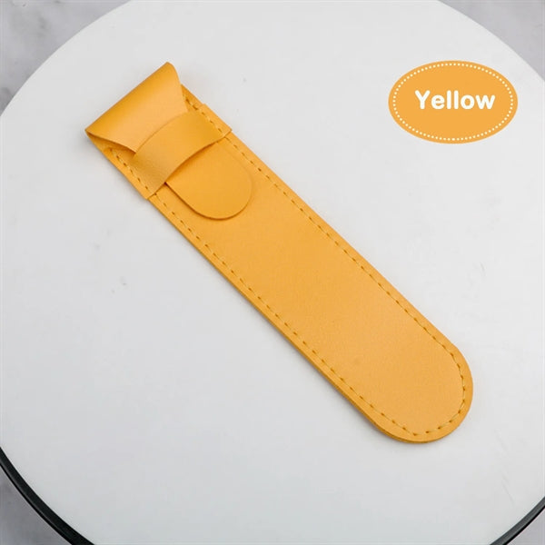 PU Leather Pen Case Holder Protective Sleeve Cover