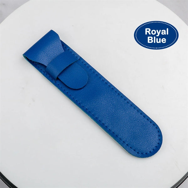 PU Leather Pen Case Holder Protective Sleeve Cover