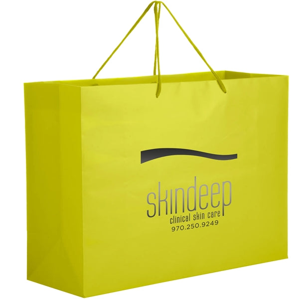 Matte Laminated Euro Tote Bag - Foil Stamp