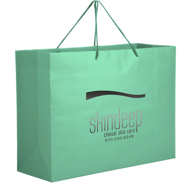 Matte Laminated Euro Tote Bag - Foil Stamp