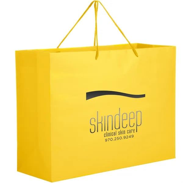 Matte Laminated Euro Tote Bag - Foil Stamp