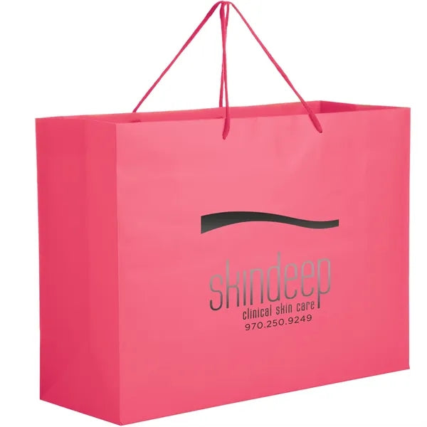 Matte Laminated Euro Tote Bag - Foil Stamp