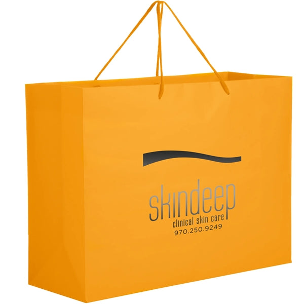 Matte Laminated Euro Tote Bag - Foil Stamp