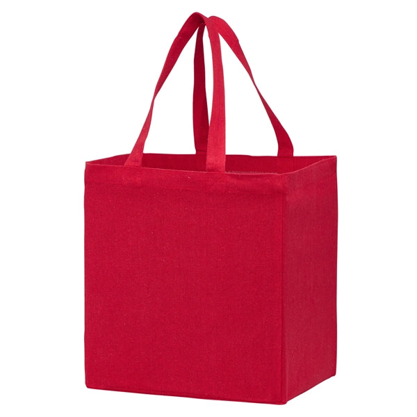 Recycled Cotton Canvas Grocery Bag - Full Color