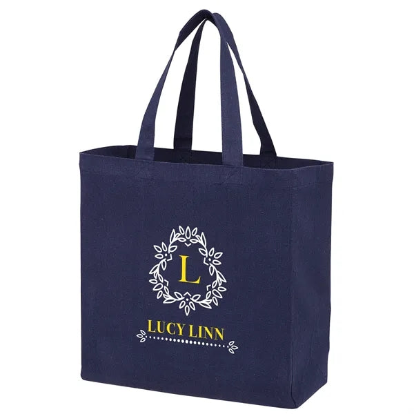 Recycled Cotton Canvas Tote Bag - Screen Print