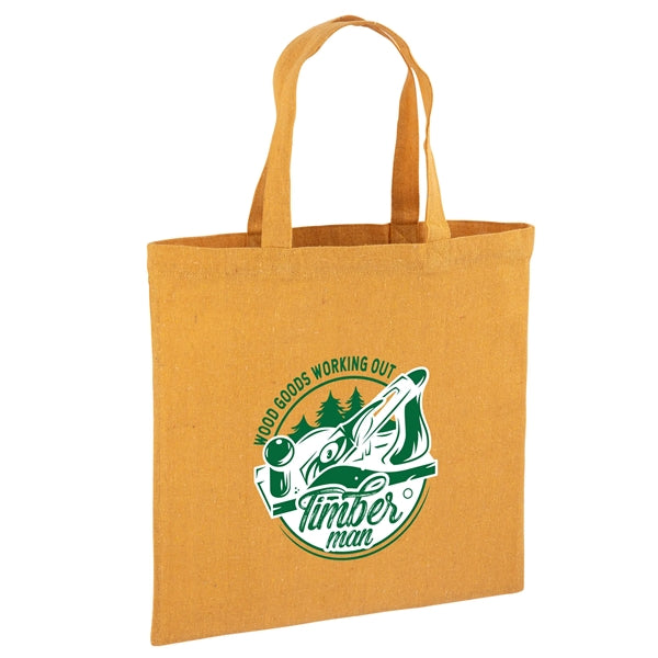 Recycled Cotton Canvas Tote Bag 15x15 - Screen Print
