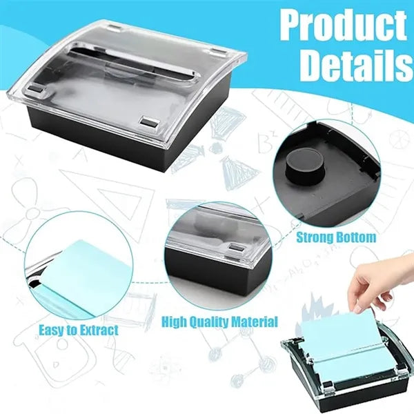 Removable plastic note box