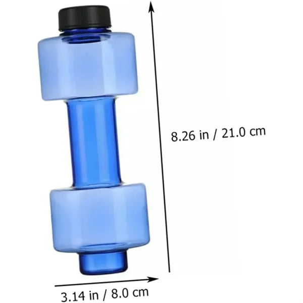 Dumbbell fitness sports plastic cup 18oz