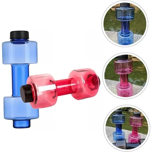 Dumbbell fitness sports plastic cup 18oz