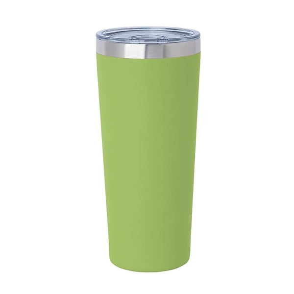 22 Oz Stainless Double-Wall Tumbler W/Straw