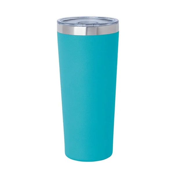 22 Oz Stainless Double-Wall Tumbler W/Straw