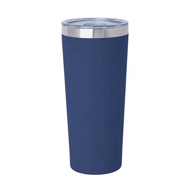 22 Oz Stainless Double-Wall Tumbler W/Straw