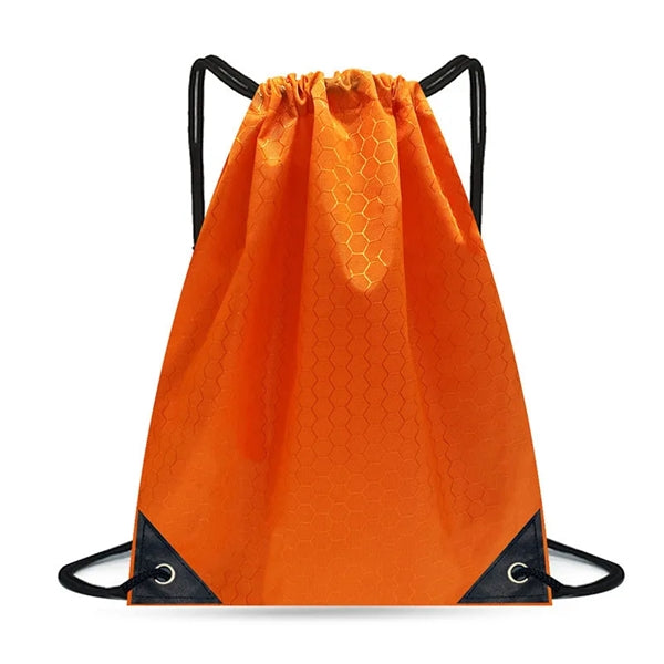 Drawstring Lightweight Ball Mesh Sports Backpack Bags