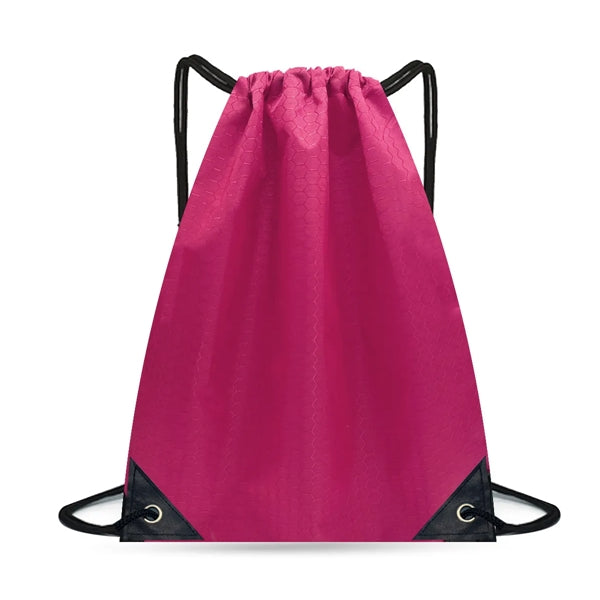 Drawstring Lightweight Ball Mesh Sports Backpack Bags