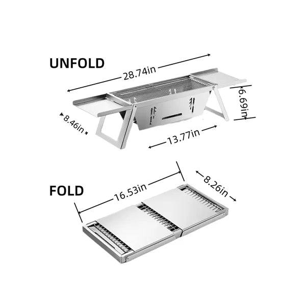 Outdoor Foldable Barbecue Grill