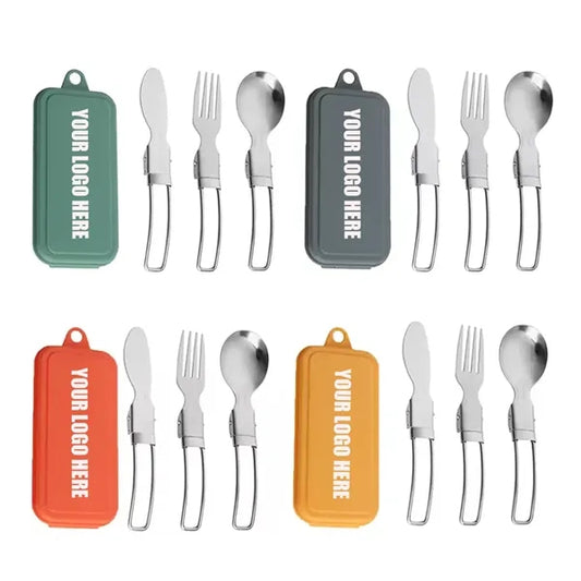 Foldable Camping Cutlery Set