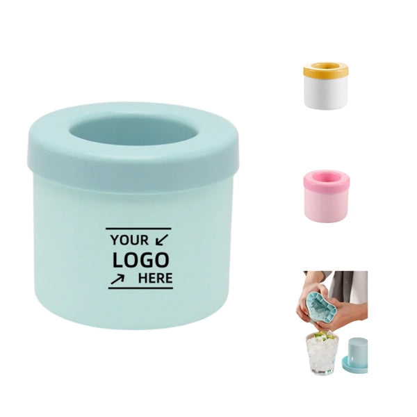 Round Easy-Release Lattice Ice Cube Tray