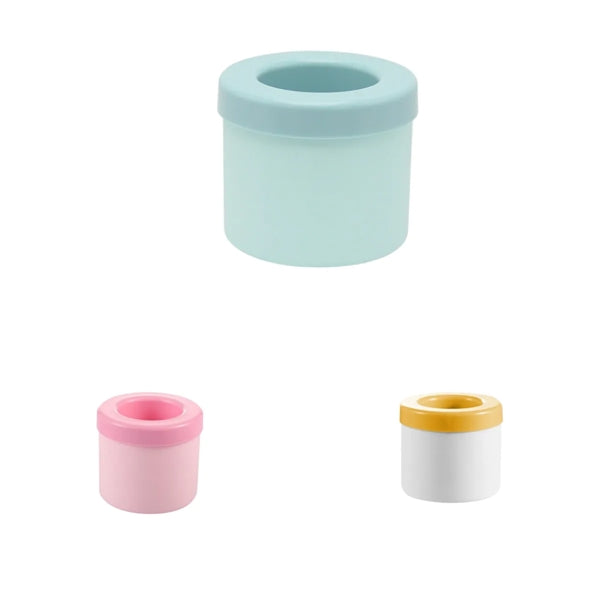 Round Easy-Release Lattice Ice Cube Tray